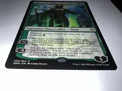 Nissa, Who Shakes the World War of the Spark Foil - Image 3