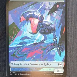 Magic: The Gathering TMT Token Artifact Robot Mutagen Dominik Mayer T0010 T0009 - Image 1