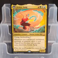 Magic: The Gathering Avatar Aang & Aang, Master of Elements legendary creature … - Image 1
