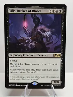 mtg Magic The Gathering Vilis, Broker of Blood Core Set 2020 122/280 LP - Image 1