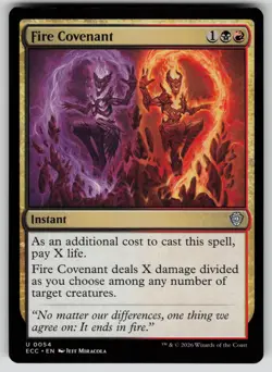 Fire Covenant Normal U Commander: Lorwyn Eclipsed 54 NM - Image 1