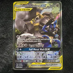 Pokemon Lucario & Melmetal GX SM192 TAG TEAM Promo Holo Sun & Moon Card - Image 1