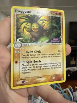 Exeggutor 41/110 - Reverse Holo Pokemon TCG Holon Phantoms Stamped - Image 3