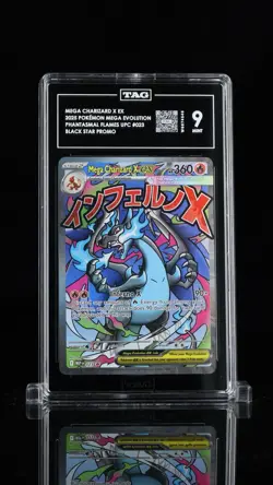 Pokemon Mega Charizard X Mega Evolution Promo TAG 9 #023 EX - Image 1