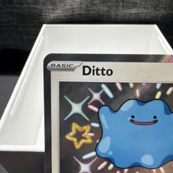 Pokemon TCG Ditto 201/091 S&V: Paldean Fates Shiny Holo Rare - Image 2