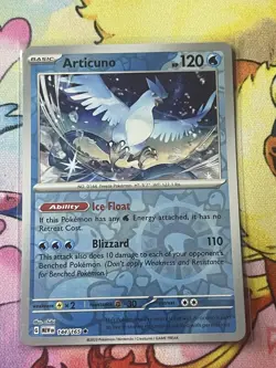 🔥Pokemon - Articuno - Reverse Holo - Rare - 144/165 - S & V: 151 - (NM)🔥 - Image 1