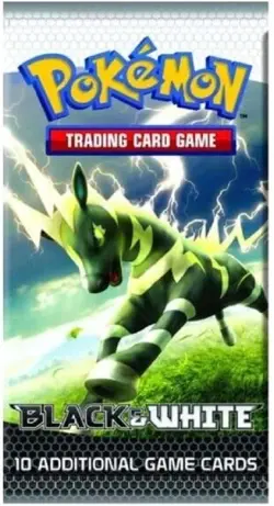 Sealed 2011 Pokemon Black & White Zebstrika Artwork Factory Booster Pack - Image 1
