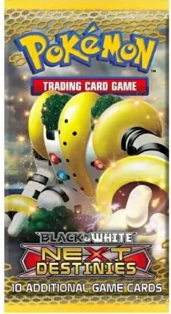 Sealed Pokemon Black & White Next Destinies Booster Pack Regigigas - Image 1
