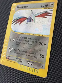 Pokemon TCG Skarmory Expedition 27/165 Holo Swirl MP - Image 2