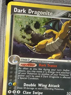 2004 Pokemon EX Dark Dragonite Holo #15 Team Rocket Returns PSA 5 EX - Image 3