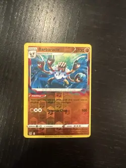 Barbaracle 107/196 Reverse Holo Rare- Pokemon SWSH11 Lost Origins MISCUT - Image 1