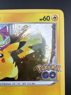 Pikachu SWSH234 Pokemon Pokemon Go Black Star Promo Cosmos Holo - Image 5