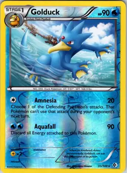 Golduck (35) 35/149 Boundaries Crossed Pokemon LP Reverse Holo - Image 1