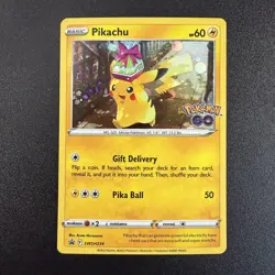 Pikachu SWSH234 Sword & Shield Black Star Promo Pokemon 🔥 Cosmos Holo Rare - Image 2