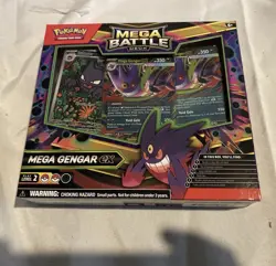 Mega Battle Deck - Mega Gengar ex Box Set Haunter Pokemon TCG (Sealed) New - Image 1