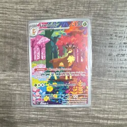 Pokemon Sawsbuck Illustration Rare Holo SV05 Temporal Forces 166/162 130HP - Image 3