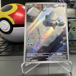 Pokemon Snover 140/132 Me01 Mega Evolution Rare Holo English 2025 - Image 1