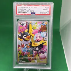 Pokemon TCG PSA 10 Iono’s Wattrel 231/217 GEM MINT 2026 Ascended Heroes - Image 1