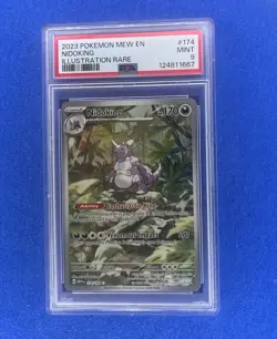 2023 POKEMON MEW EN-151 ILLUSTRATION RARE #174 NIDOKING PSA 9 - Image 1