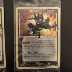 Greninja Gold Star Promo SWSH144 SWIRL Celebrations Black Star Pokemon SEALED x2 - Image 3