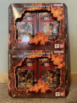 Bandai Namco One Piece Card Game Illustration Box vol.5 x2 Sealed Boxes - Image 1