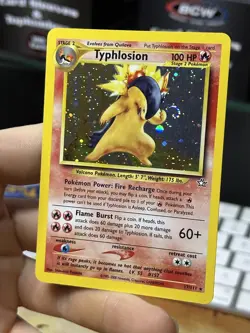 Typhlosion 17/111 Neo Genesis 2000 Holo Rare WOTC Pokemon Card TCG - Image 4