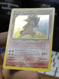 Typhlosion 17/111 Neo Genesis 2000 Holo Rare WOTC Pokemon Card TCG - Image 5