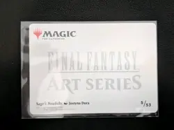 Sage's Nouliths Art Card (Gold-Stamped Signature) 5/53 MTG: FINAL FANTASY NM - Image 2