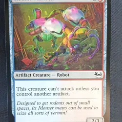 Magic: The Gathering Mouser Mark III Artifact Creature Card English Standard - Image 1