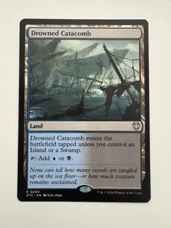 Drowned Catacomb MTG Magic the Gathering Card NM Near Mint OTC - Image 1