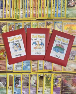 Pokemon All Holo 1st Edition God Pack! Vintage WOTC 11 Booster Card Sad Pack - Image 3
