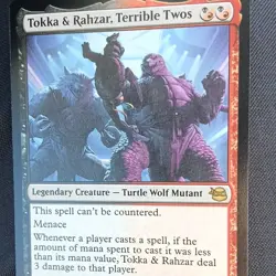 Magic: The Gathering Tokka & Rahzar Legendary Creature TMNT Red Black Card Engl… - Image 1