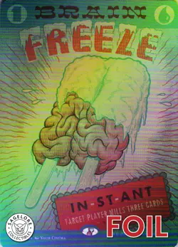Brain Freeze - Secret Lair Encyclopedia of Magic - 2 - NM Foil - Image 1