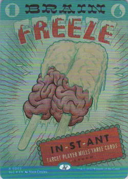 Brain Freeze - Secret Lair Encyclopedia of Magic - 2 - NM Foil - Image 2