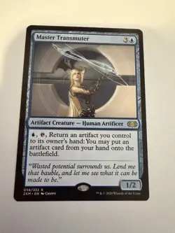 Master Transmuter Double Masters Rare Artifact Creature Blue 058/332 - Image 1