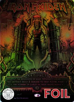 Iron Maiden (Rainbow Foil) - Secret Lair Iron Maiden - 2185 - NM Foil - Image 1