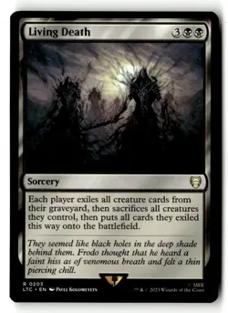 1x MTG Living Death NM Normal R Commander: The Lord of the Rings - Image 1