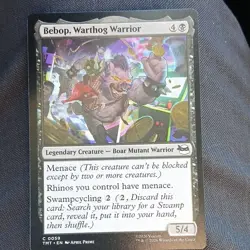 Magic: The Gathering Bebop, Warthog Warrior TMT Legendary Creature English - Image 1