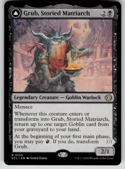 Grub, Storied Matriarch Normal R Lorwyn Eclipsed 105 NM - Image 1