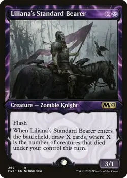 MTG Liliana's Standard Bearer Showcase ** Core Set 2021 ** English (NM) - Image 1