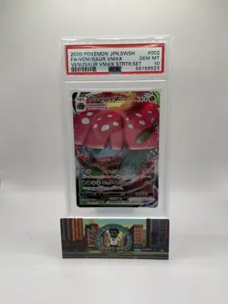 Pokemon TCG Holo Venusaur VMAX 2020 Japanese Card 002/021 PSA 10 Gem Mint - Image 1