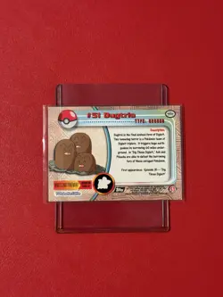 1999 Topps Chrome Pokemon T.V. - #51 Dugtrio - Image 2