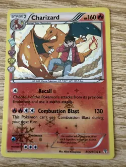 Pokemon Charizard RC5/RC32 Generations Radiant Collection Holo Uncommon 160 HP - Image 1