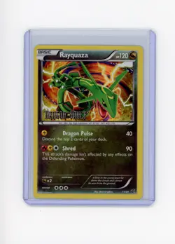 2012 Rayquaza Dragon Vault 11/20 Holo Rare Pokemon Card MP - Image 1