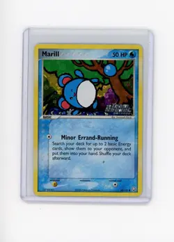 2004 Marill EX Team Rocket Returns 68/109 Reverse Holo Pokemon Card MP - Image 1