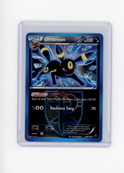 2013 Umbreon Plasma Freeze 64/116 Holo Rare Pokemon Card MP - Image 1