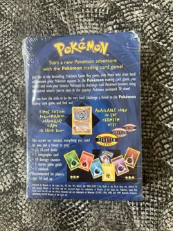 Pokemon 2-player Starter set Deck Factory Sealed 1999 Shadowless W0C06047 - Image 3