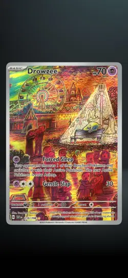 Pokemon TCG Drowzee 170/198 Scarlet & Violet Illustration Rare 💎🌟💎 - Image 1