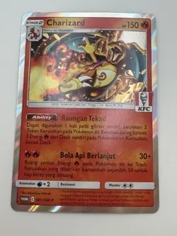 Charizard Promo 181/SM-P KFC Stamp Pokemon Indonesia VERY RARE FAST SHIPPING - Image 1