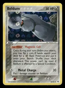 Pokemon Beldum - Uncommon Hidden Legends 29/101 LP Reverse Holo - Image 1